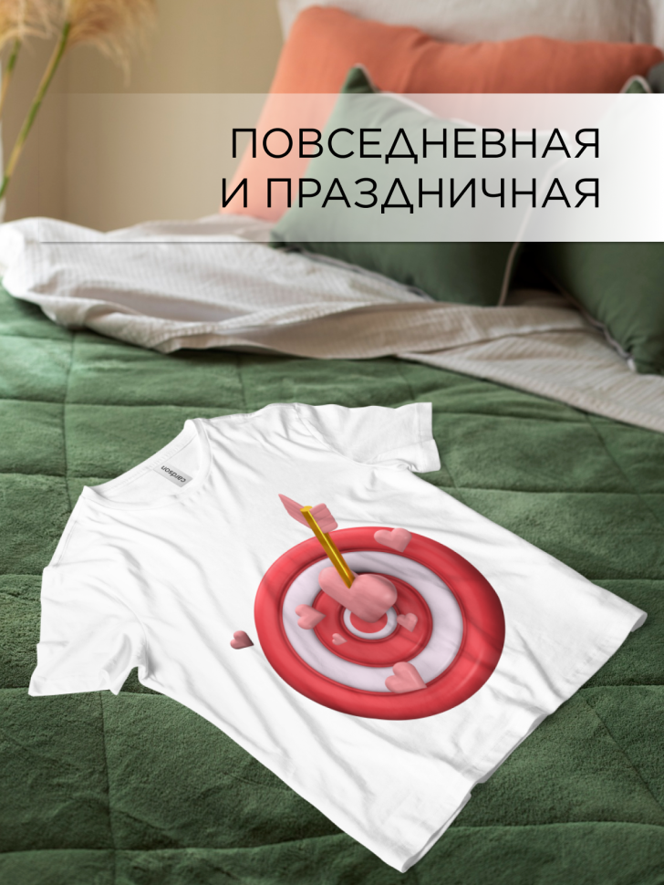 Футболка оверсайз с принтом Мишень