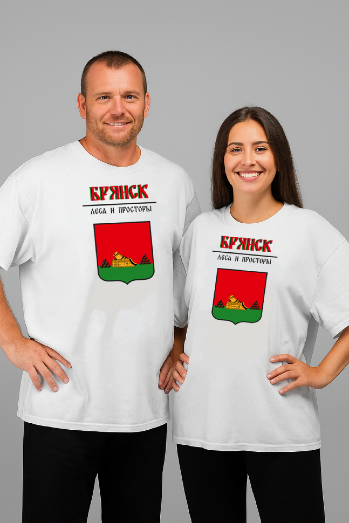 Футболка оверсайз с гербом Брянск 1 Футболка оверсайз с гербом Брянск 1