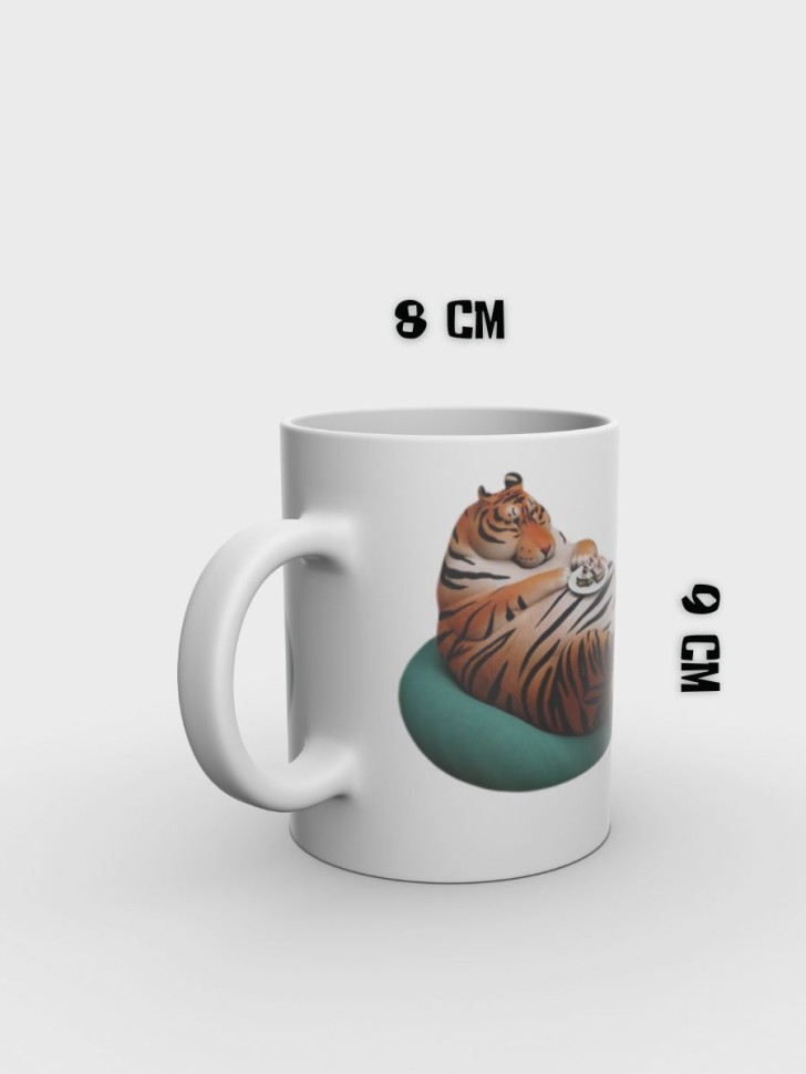 Кружка с тигром Кружка прикол Кружка керамика Кружка для чая
