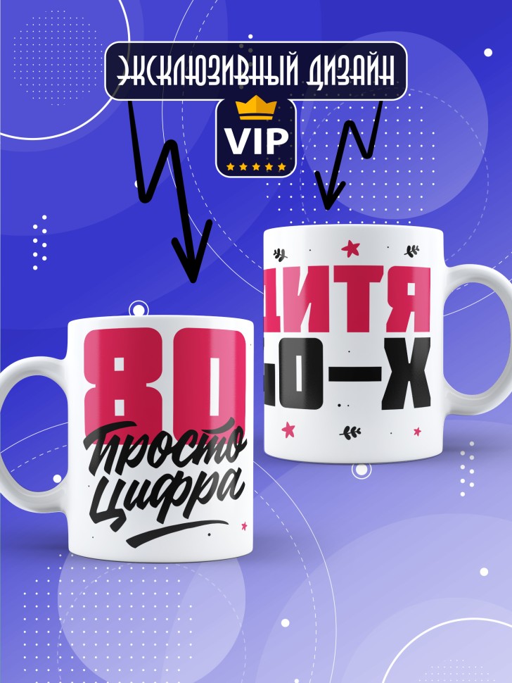 Кружка керамическая с принтом в подарок на день рождения 
