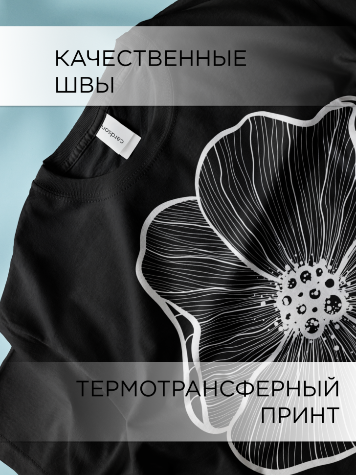 Футболка оверсайз универсальная с принтом Мак однотон