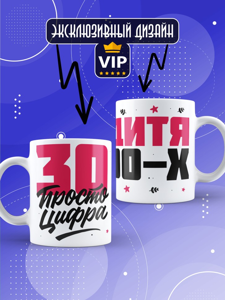 Кружка керамическая с принтом в подарок на день рождения 