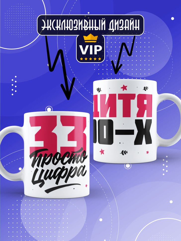 Кружка керамическая с принтом в подарок на день рождения