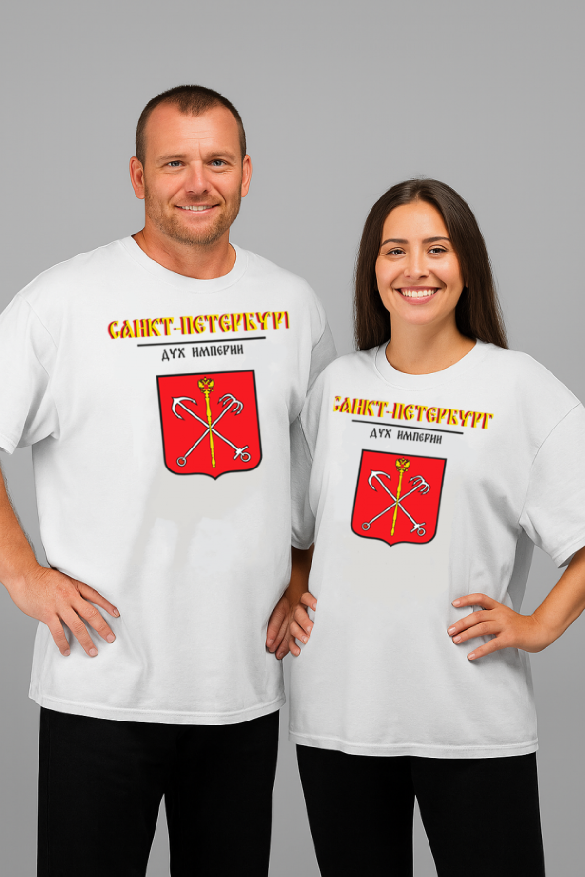 Футболка оверсайз с гербом Санкт-Петербург 1