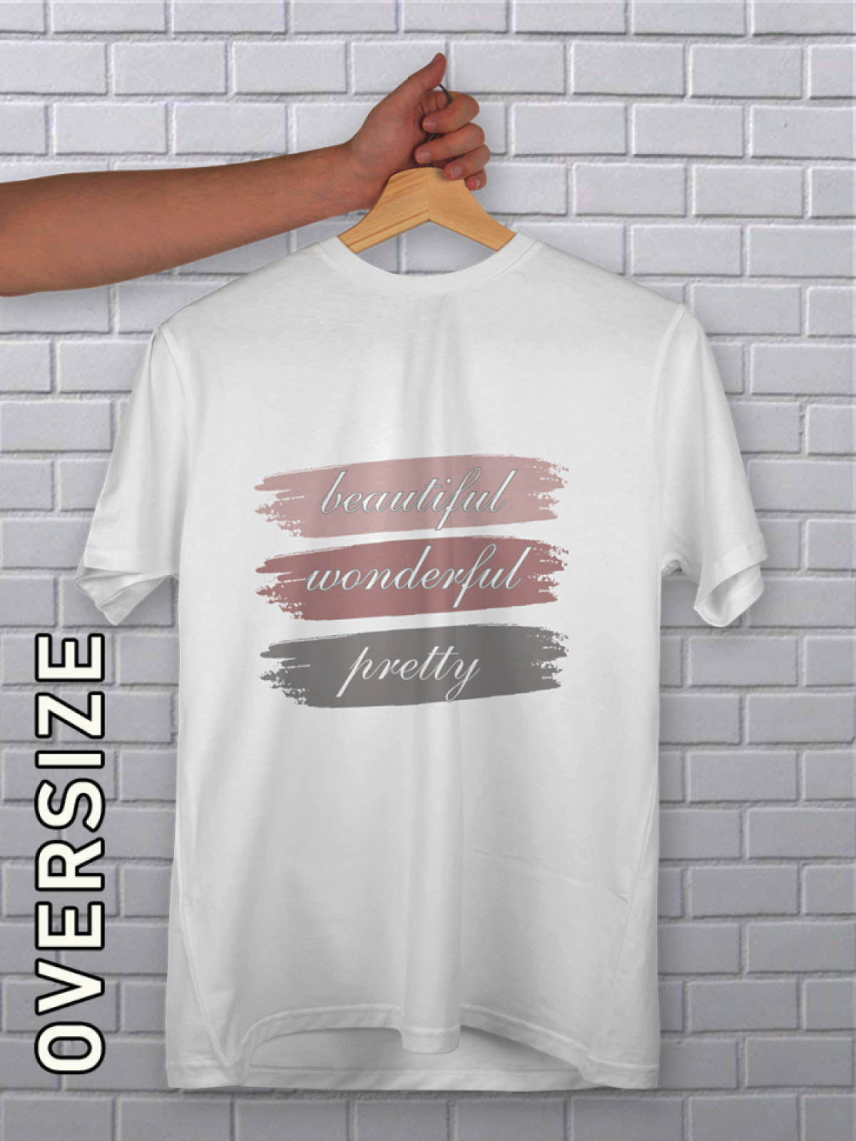 Футболка женская с принтом белая wonderful 