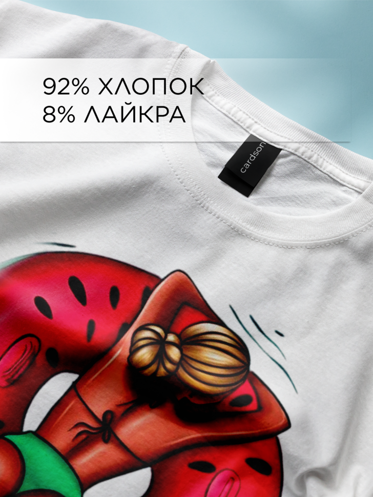 Футболка оверсайз с принтом Девушка Круг Футболка оверсайз с принтом Девушка Круг