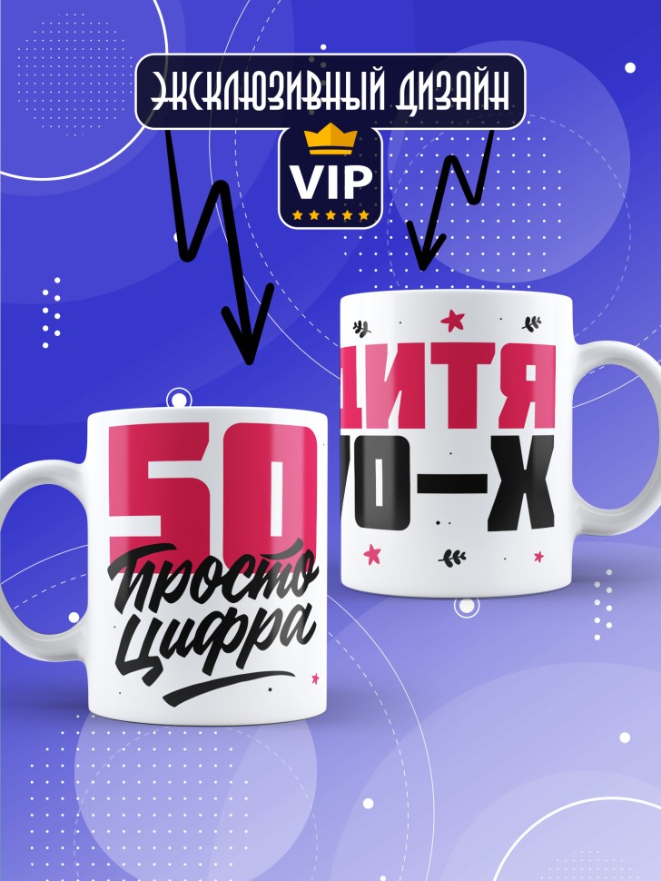 Кружка керамическая с принтом в подарок на день рождения