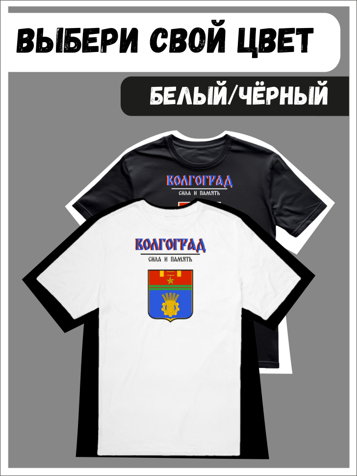 Футболка оверсайз с гербом Волгоград 2