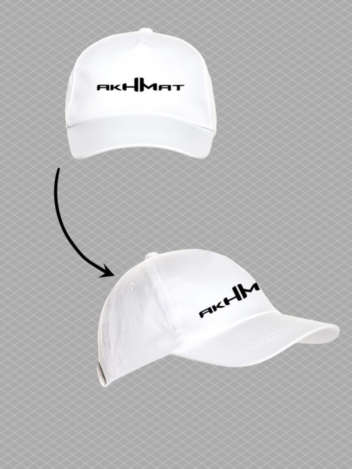 Бейсболка с надписью Ахмат мужская кепка на охоту рыбалку дл