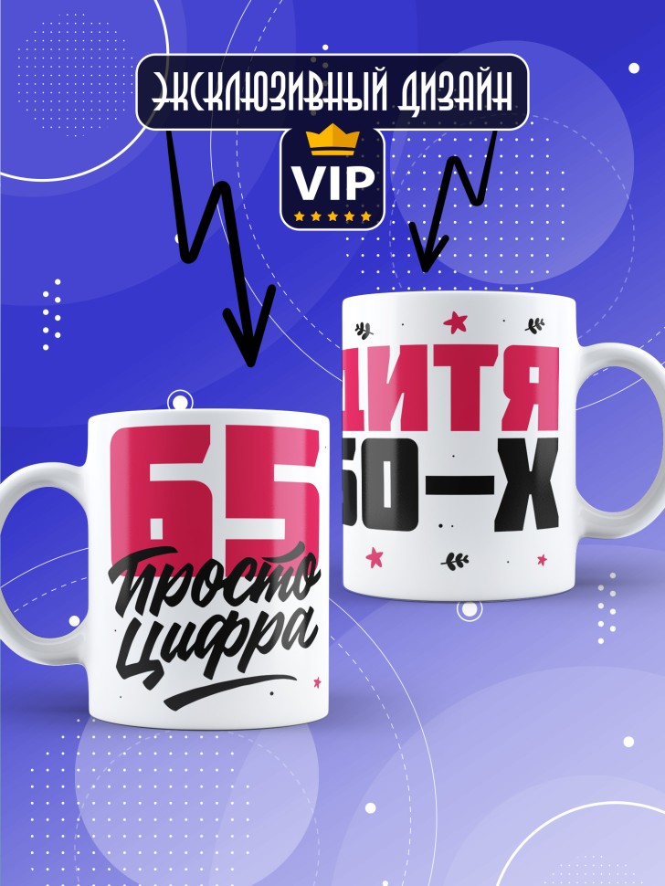 Кружка керамическая с принтом в подарок на день рождения 