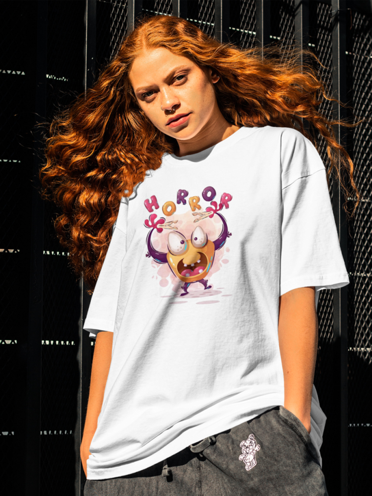 Футболка оверсайз монстры