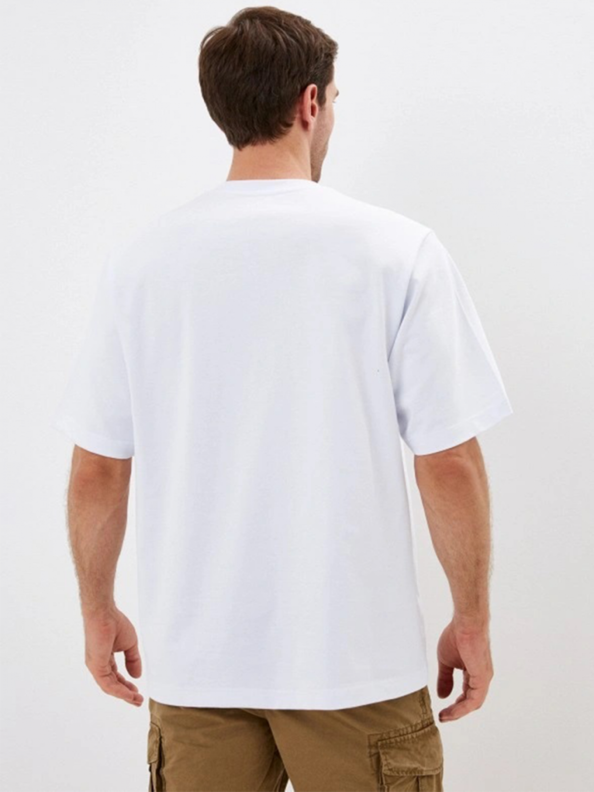 Футболка с принтом мужские белые кружка 