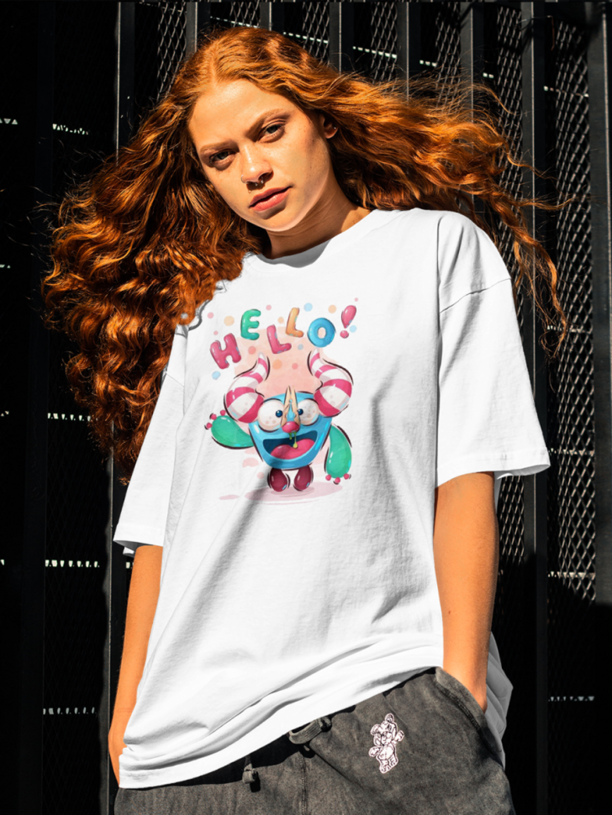 Футболка оверсайз монстры 2