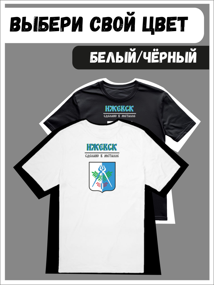 Футболка оверсайз с гербом Ижевск 2