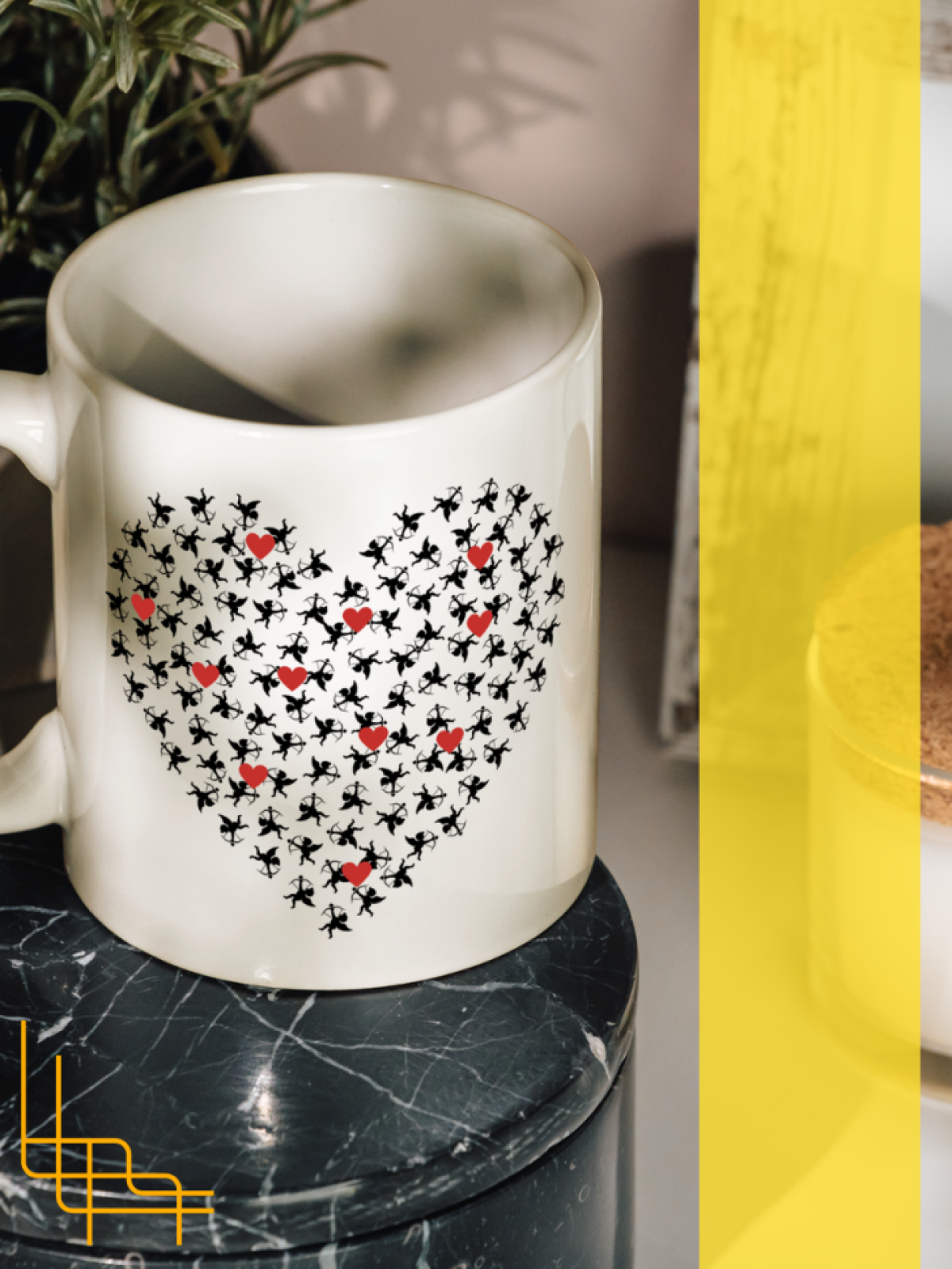 Кружка керамическая сувенир с принтом подарок на День ангела