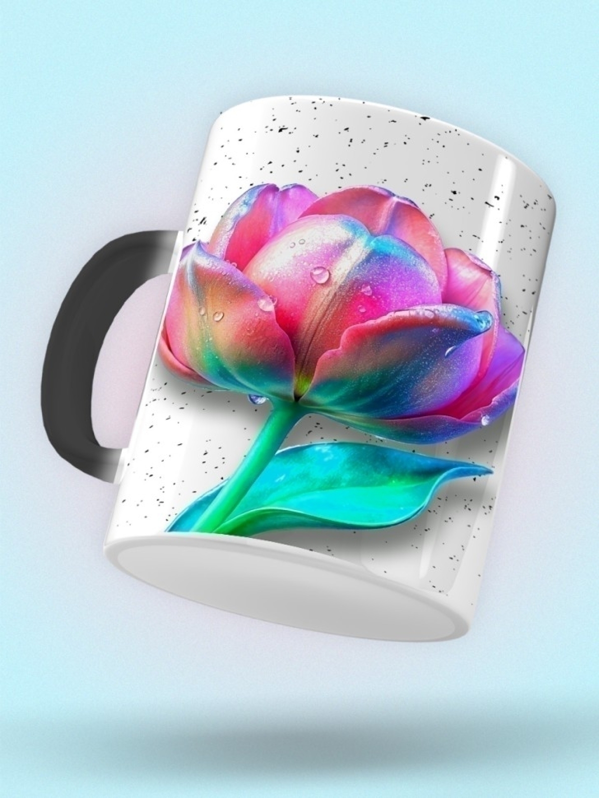 Кружка хамелеон керамическая в подарок