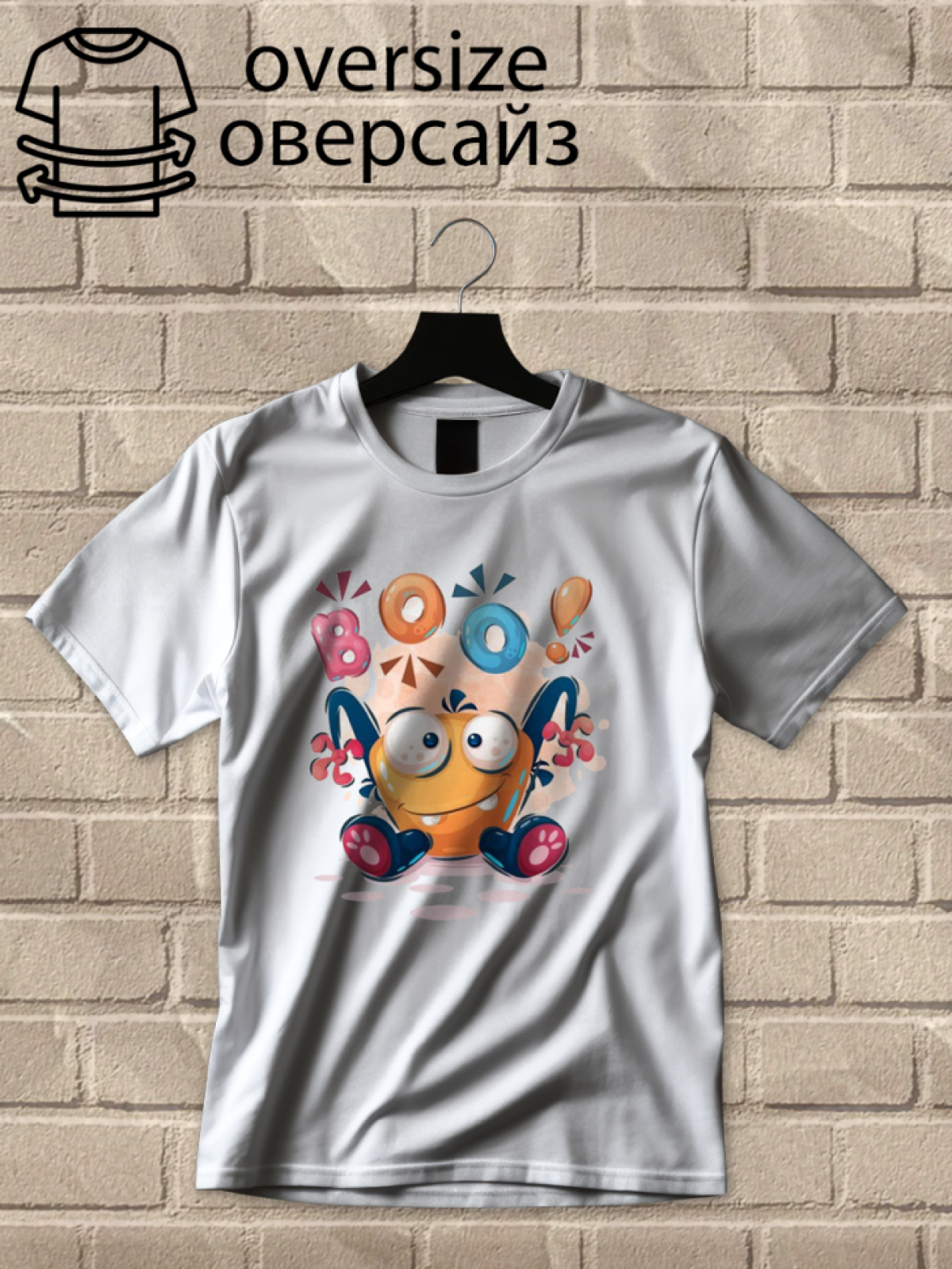 Футболка оверсайз монстры 6